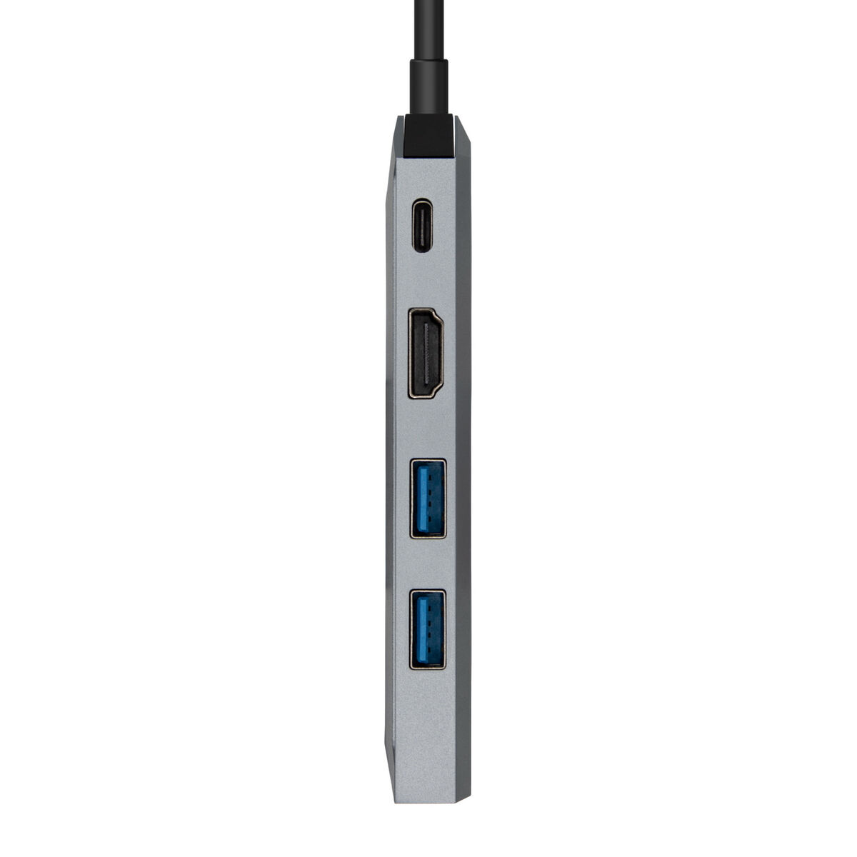 Hub USB Aisens ASUC-5P003-GR Cinzento 100 W